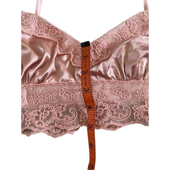 Forever 21 Satin Lace Bralette Coquette Sexy Intimates Feminine - Picture 9 of 10